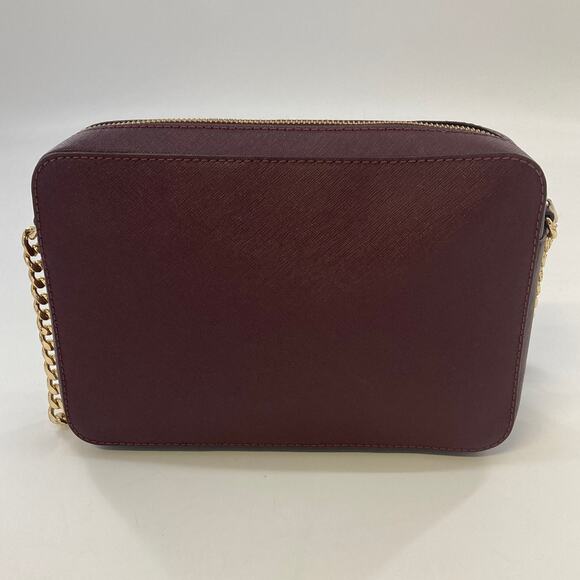 MICHAEL KORS, SMALL WINE SAFFIANO LEATHER CROSSBODY BAG - Picture 5 of 14